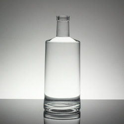 玻璃领橄榄油包装瓶,多边形设计和软木塞盖 3