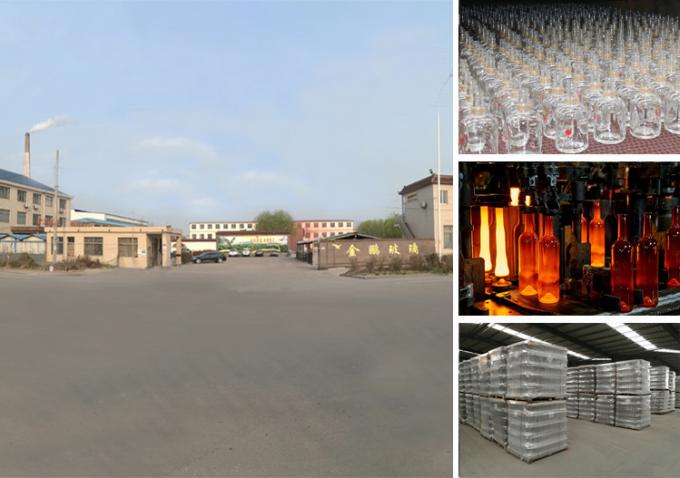 玻璃领橄榄油包装瓶,多边形设计和软木塞盖 4