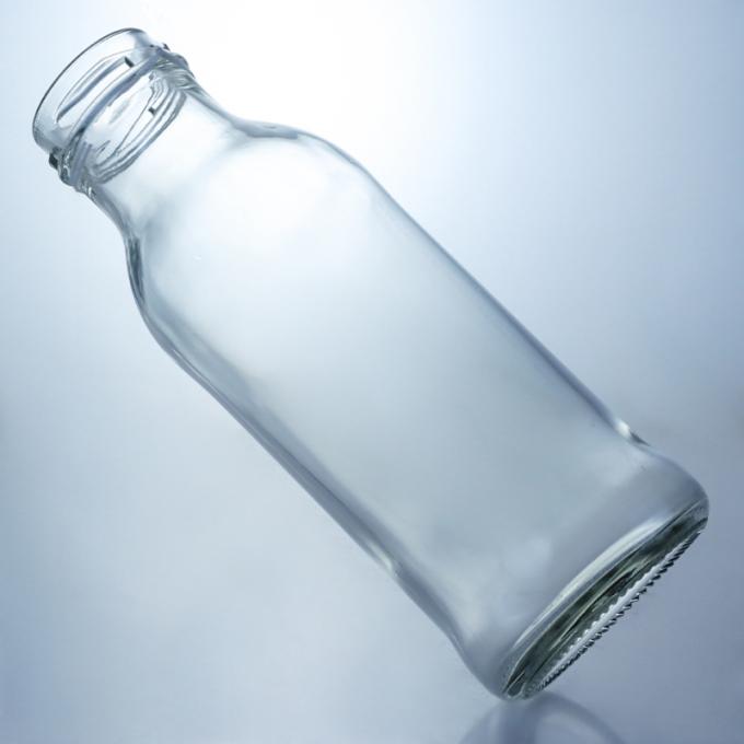 Body Material Glass Glass Juice Coffee Bottle With Screw Lid Clear Milk Bottle 250Ml 500Ml 6