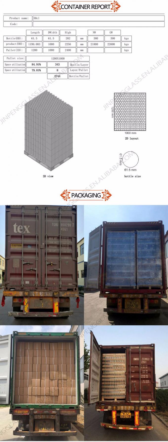 热门设计 Super Flint 700ml伏特加玻璃瓶,带软木塞和透明玻璃 9