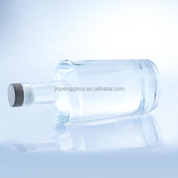 Collar Material Glass 750ml Twist Shape Glass Bottles for Clear or Customized 2