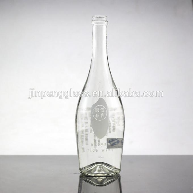 Thirst Quenching Bottle With Screen Printing And 750ml Glass Material 3
