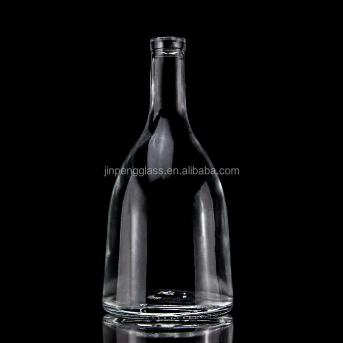 500ml Champagne Bottle With Matte Finish Unique Design Copper Coated Glass Collar 4