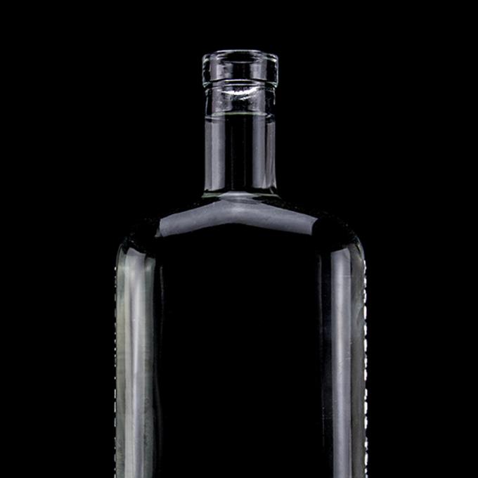 玻璃底座材质伏特加酒玻璃瓶,不同尺寸,适用于酿酒厂 10