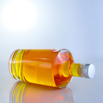 Popular Shape Super Flint Glass Liquor Bottle for Vodka Whisky Rum Tequila Gin Made