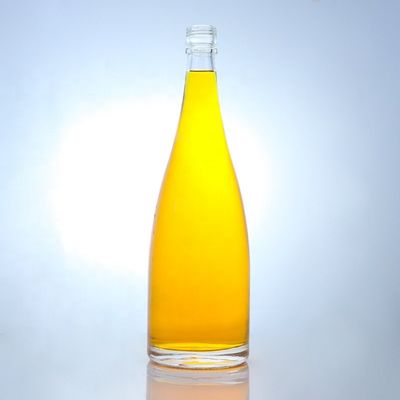 Pear Shaped Screw Cap Glass Bottle Made in for Super Flint Rum Vodka Whisky Tequila Gin