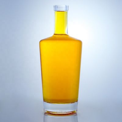 Round Shape Empty Glass Bottles With Acid Etch Surface Handling And Cork Sealing Type