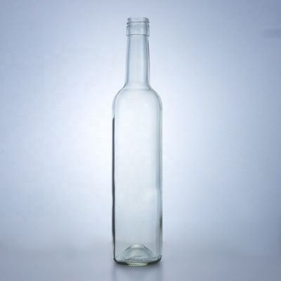500ml 700ml 750ml 1000ml Clear Glass Bottle for Whisky Hot Stamping Surface Handling