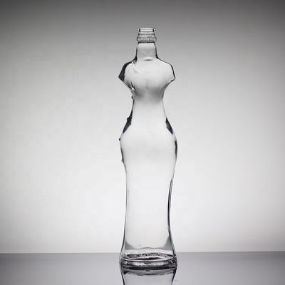 Beauty Female Glass Bottle in Customized Shape for Wine Aficionados and Connoisseurs
