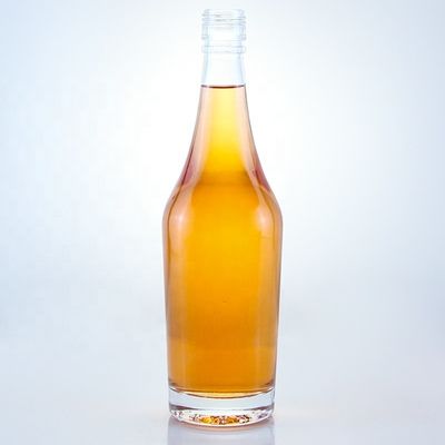750ml Brandy or Whisky Glass Bottle Packaging with Unique Design and Acid Etch Surface