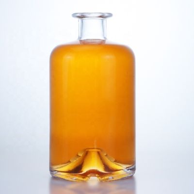 70cl 75cl Custom Design Clear Glass Bottles for Tequila Vodka Whiskey in Shandong
