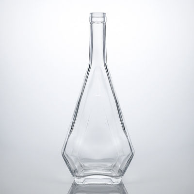 Glass Bottle Packaging for Liquor Brandy Vodka Whisky Gin Rum 700ml 750ml Custom Design