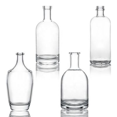 CROWN CAP Sealing 200ml Clear Round Glass Bottles for Carbonated Drinks in Bulk