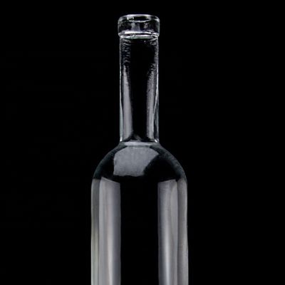Exquisite Design Vodka Liquor Glass Bottle 750ml Clear Glass Bottle with Screw Cap