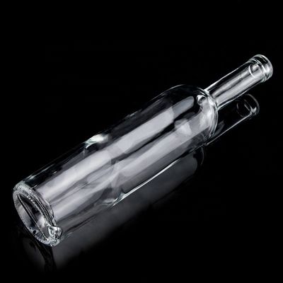 Exquisite Design Vodka Liquor Glass Bottle 750ml Clear Glass Bottle with Screw Cap