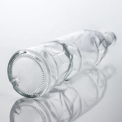 Clear Super Flint Glass Bottles 750ml for Gin Rum Whisky and Wine – Custom Design