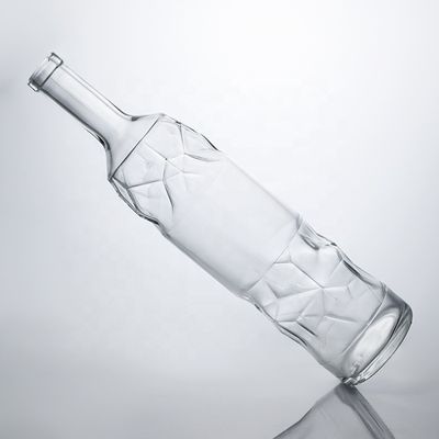 Clear Super Flint Glass Bottles 750ml for Gin Rum Whisky and Wine – Custom Design