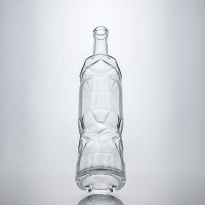 Clear Super Flint Glass Bottles 750ml for Gin Rum Whisky and Wine – Custom Design