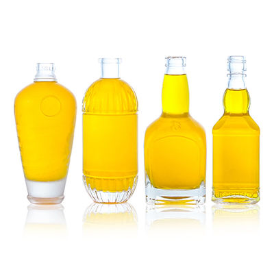 375ml 500ml 700ml 750ml Glass Bottles of Tequila Whiskey Vodka Spirit with Corks