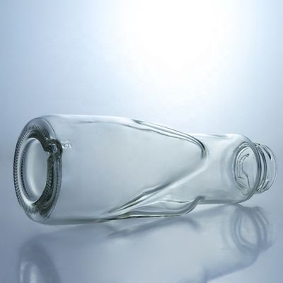 Glass Products Decal Glass Jars for Buffalo Milk Drinks and Spice Vanilla Flavoring