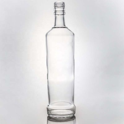 Clear or Customized Cork Cap 700ml 750ml Round Glass Bottle for in Yuncheng Valiant