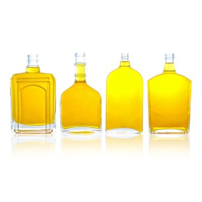 Customized 375ml 500ml 700ml750ml Super Flint Glass Bottle for Gin Vodka Tequila Rum