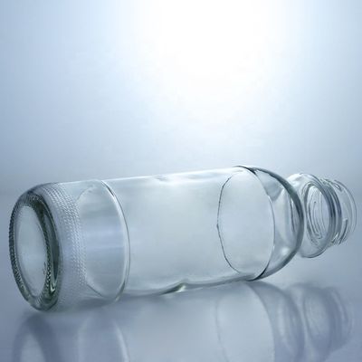 Salad Glass Bottle with Metal Lid and Transparent Design 100ML200ml 250ml 500ml 1 Lift