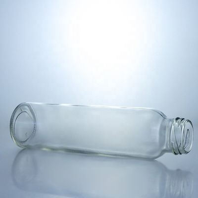 Metal Screw Cap 150ml 250ml 350ml 500ml Clear Glass Bottle for Cold Pressed Juice