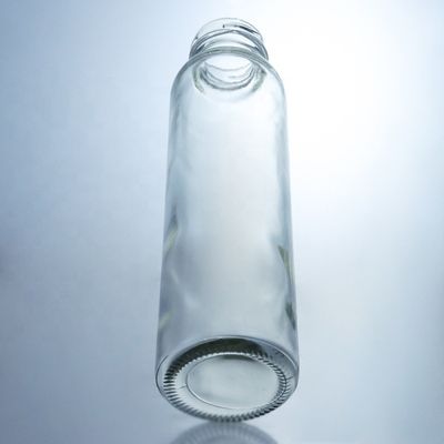 Metal Screw Cap 150ml 250ml 350ml 500ml Clear Glass Bottle for Cold Pressed Juice
