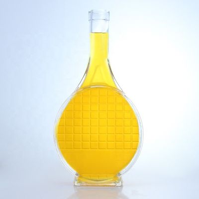 Glass Products Unique Shaped Bottle 750ml 700ml for Vodka Whiskey Tequila Brandy