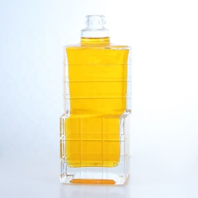 Glass Products Unique Shaped Bottle 750ml 700ml for Vodka Whiskey Tequila Brandy