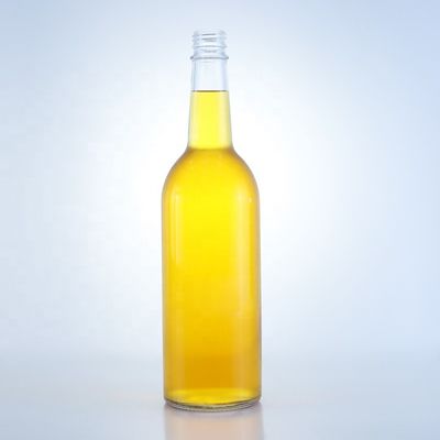 Extra Flint Luxury Design 1L Glass Bottle Perfect for Vodka Collar Material Glass