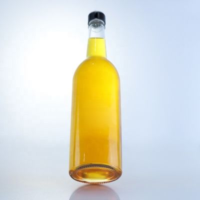Extra Flint Luxury Design 1L Glass Bottle Perfect for Vodka Collar Material Glass