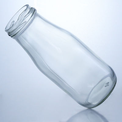 250ml Glass Food Jar for Milk Juice Sealing Type SCREW CAP Body Material Glass