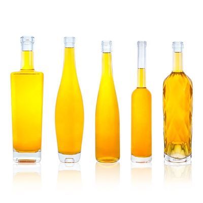 Acceptable Customer's Logo Luxury Glass Bottle for Vodka Whiskey Tequila Gin Brandy