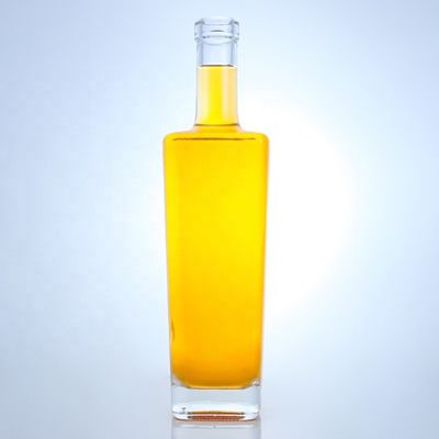 Acceptable Customer's Logo Luxury Glass Bottle for Vodka Whiskey Tequila Gin Brandy