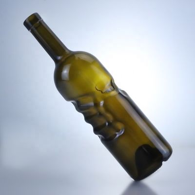 Customized 500ml 750ml Clear Flint Gin Rum Champagne Tequila Liquor Glass Bottle with Cork