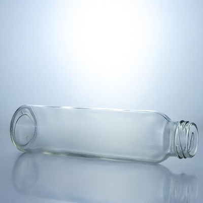Multifunctional Food Grade Juice Milk Ketchup Salad Chili Sauce Glass Bottle with Metal Lid