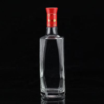 Engraved Surface 750ml Glass Bottle for Industrial and Glass Collar in Mexico Tequila