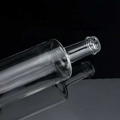 Unique Design 750ml Long Neck Empty Vodka Glass Bottle With Screw Cap Super Flint Glass