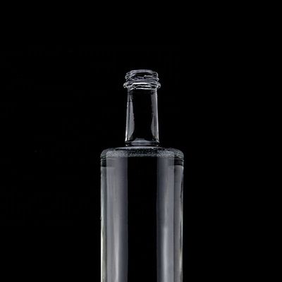 Unique Design 750ml Long Neck Empty Vodka Glass Bottle With Screw Cap Super Flint Glass