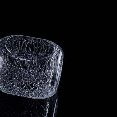 Glass Round Carved 700ml 750ml Vodka Glass Bottle Wine Bottle With Cork Sealing Type