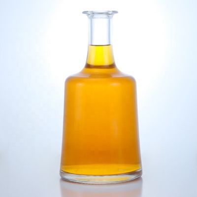 Glass Custom Luxury Super Flint 500ml 700ml 750ml Rum Vodka Whiskey gin mason jar with glass cork