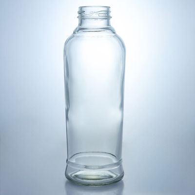 Tea Cylindrical 420ml Glass Beverage Bottles with Cork Cap and Cylindrical Shape