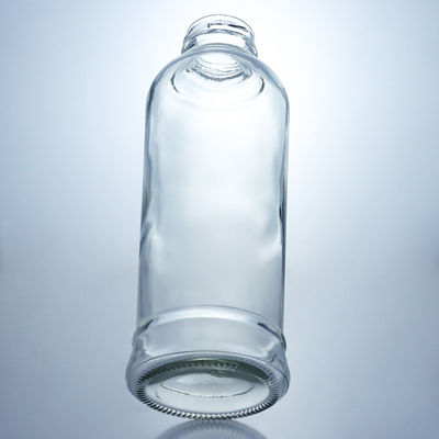 Tea Cylindrical 420ml Glass Beverage Bottles with Cork Cap and Cylindrical Shape