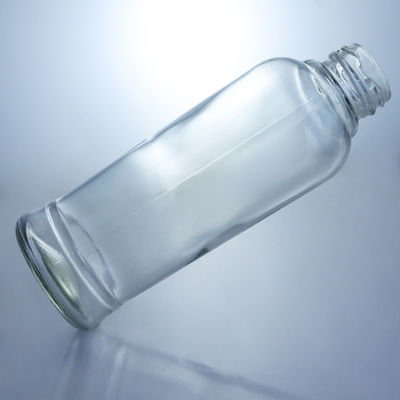 Tea Cylindrical 420ml Glass Beverage Bottles with Cork Cap and Cylindrical Shape