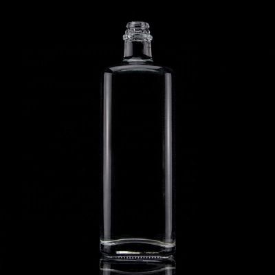 Glass Whisky Bottle Square 700ml Thick Bottom 750ml 500ml Tequila Bottles for Spirits