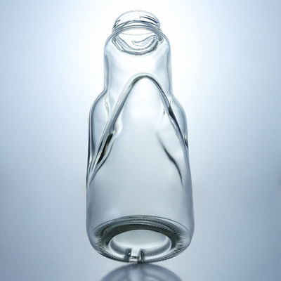 Bottle Color Clear 360ml Glass Bottle for Milk Juice Coffee Screw Cap