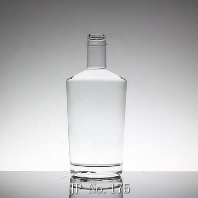 800ml 1000ml 3000ml Big Capacity Whisky Glass Bottle Round 500ml Square Glass Water Bottle