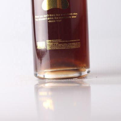 Body Material Glass Handmade Transparent Bottle Transparent Glass Liquor Bottle
